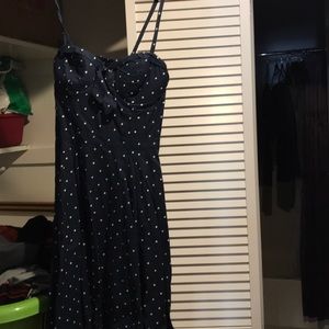 Polka dot baby doll dress